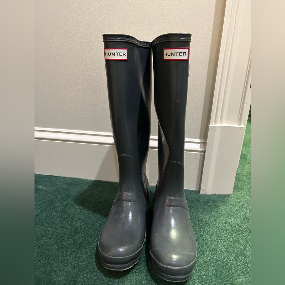 Hunter tall rain boots